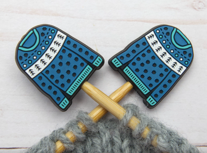 Blue Sweater Stitch Stoppers