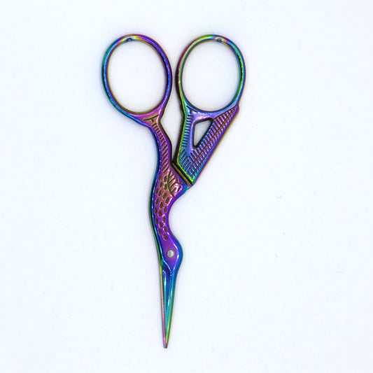 Iridescent Stork Scissors